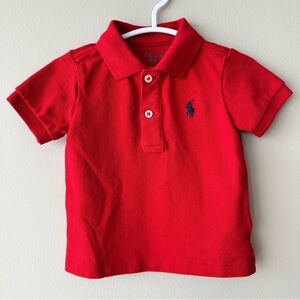 Ralph Lauren Cotton mesh polo shirt baby boy Size 6 months